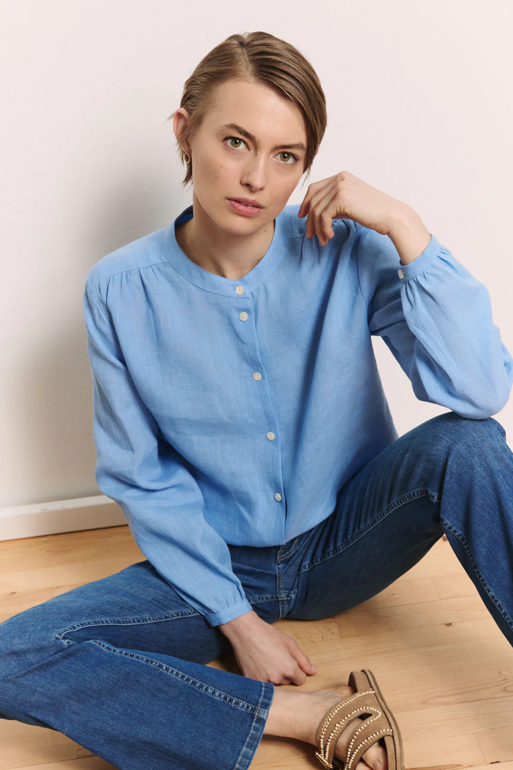Bluse Jolaa aus Leinen - Image 4
