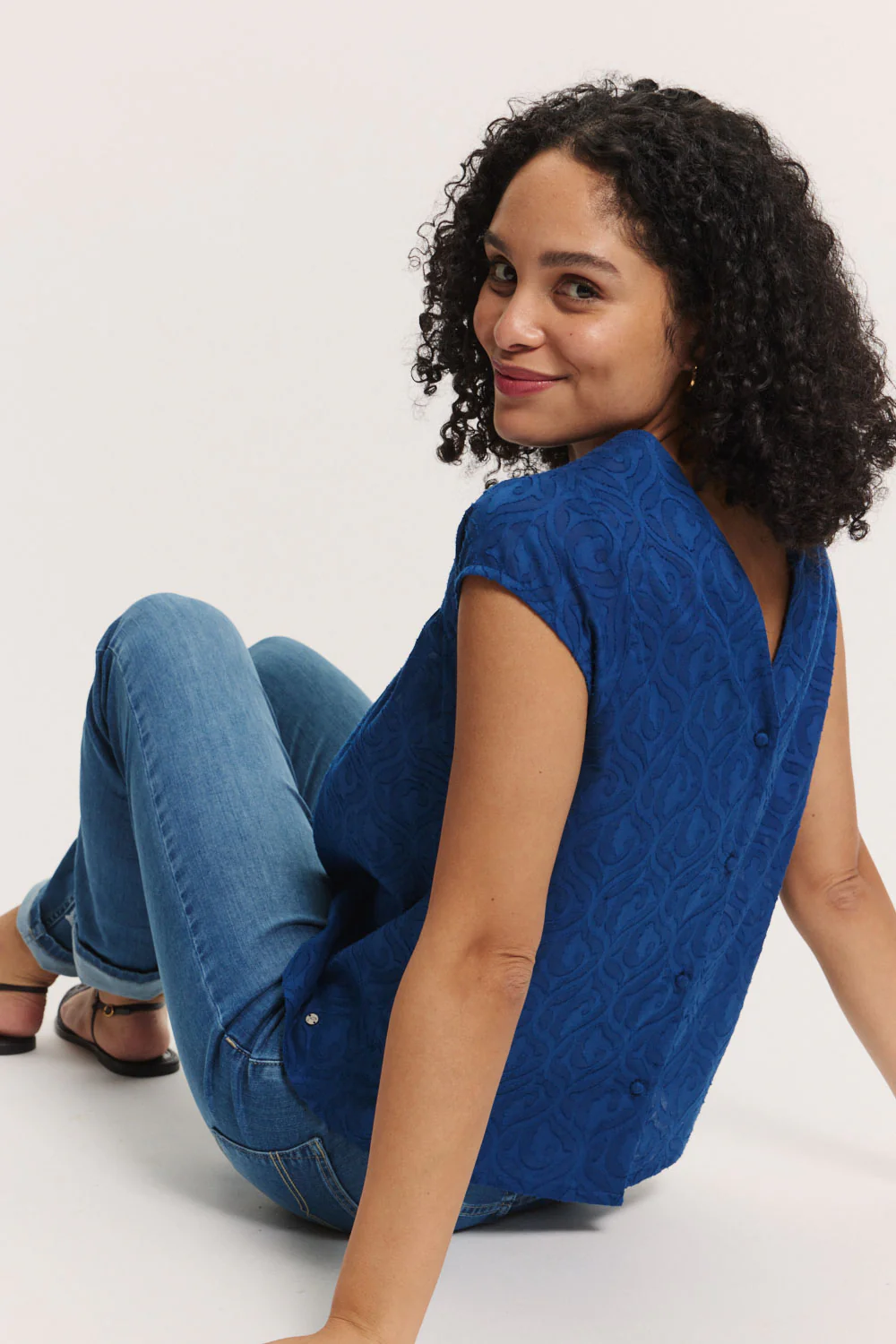 Bluse Lunaa aus Bio-Baumwolle - Image 4