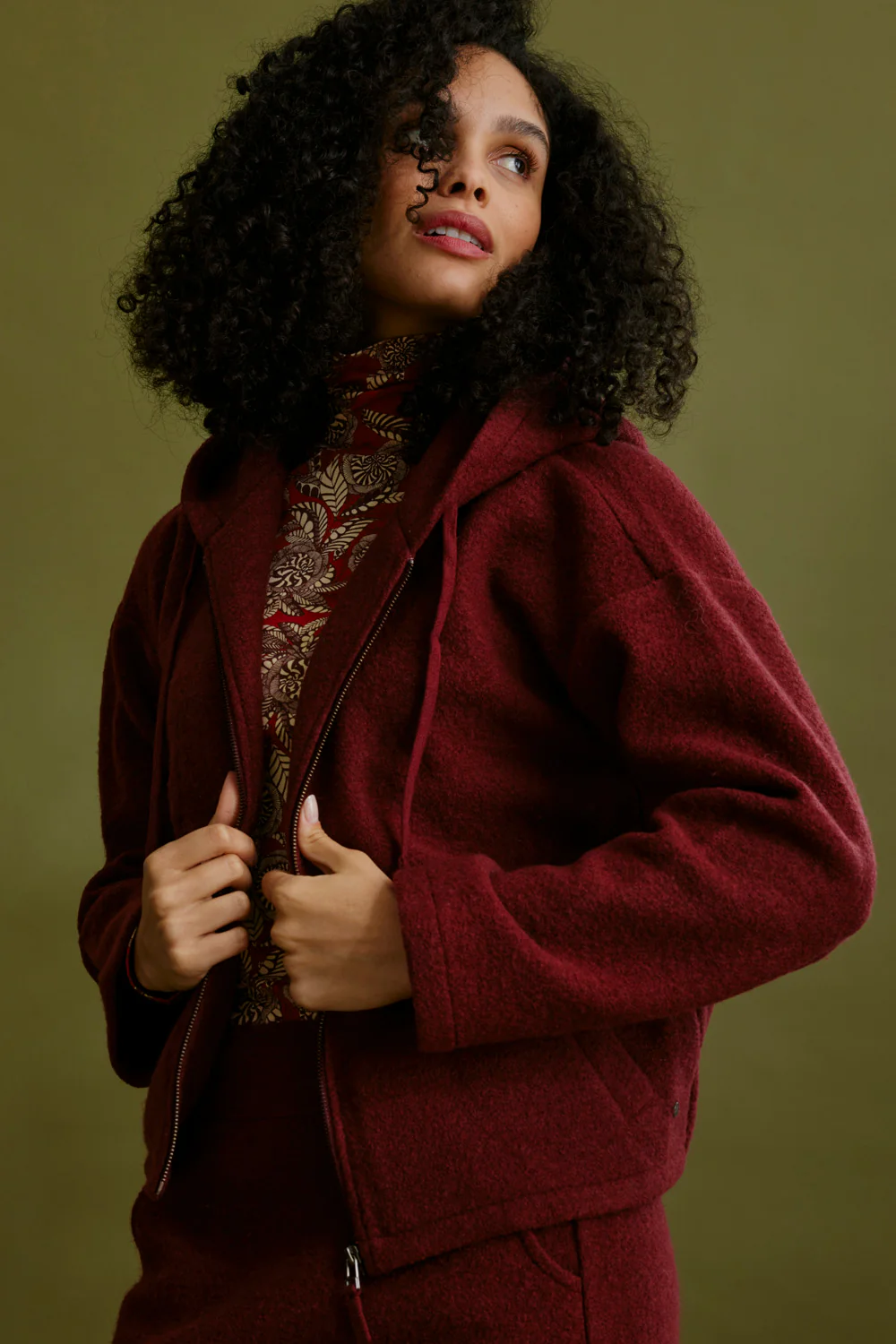 Gemütliche Jacke aus Wollwalk - Image 2