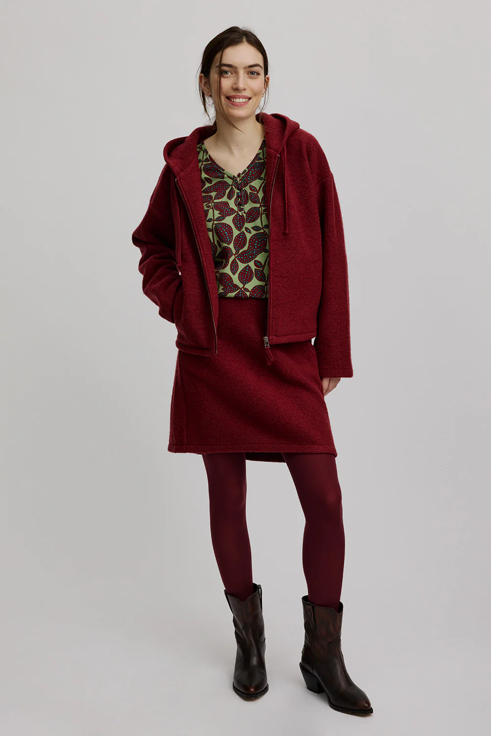 Gemütliche Jacke aus Wollwalk - Image 6