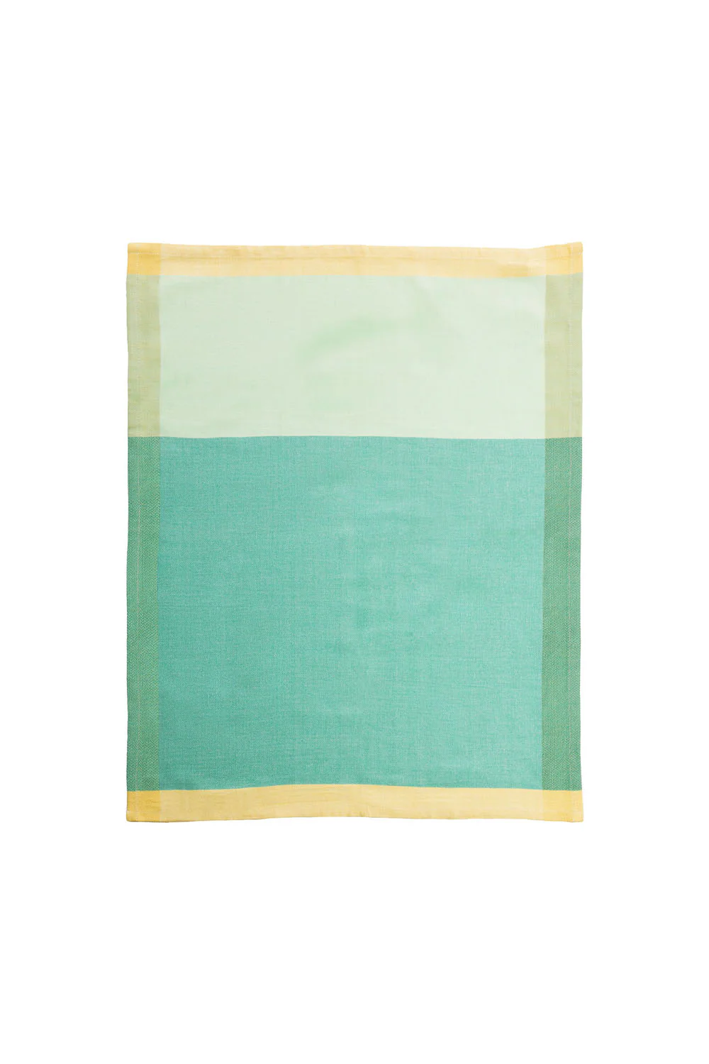 Geschirrtuch BICOLOR green (Bio-Baumwolle)
