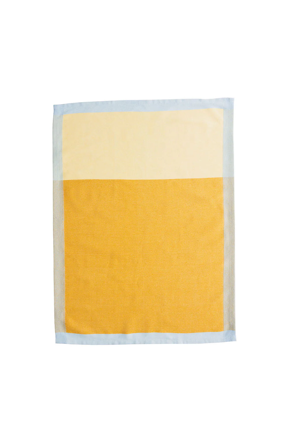 Geschirrtuch BICOLOR yellow (Bio-Baumwolle)