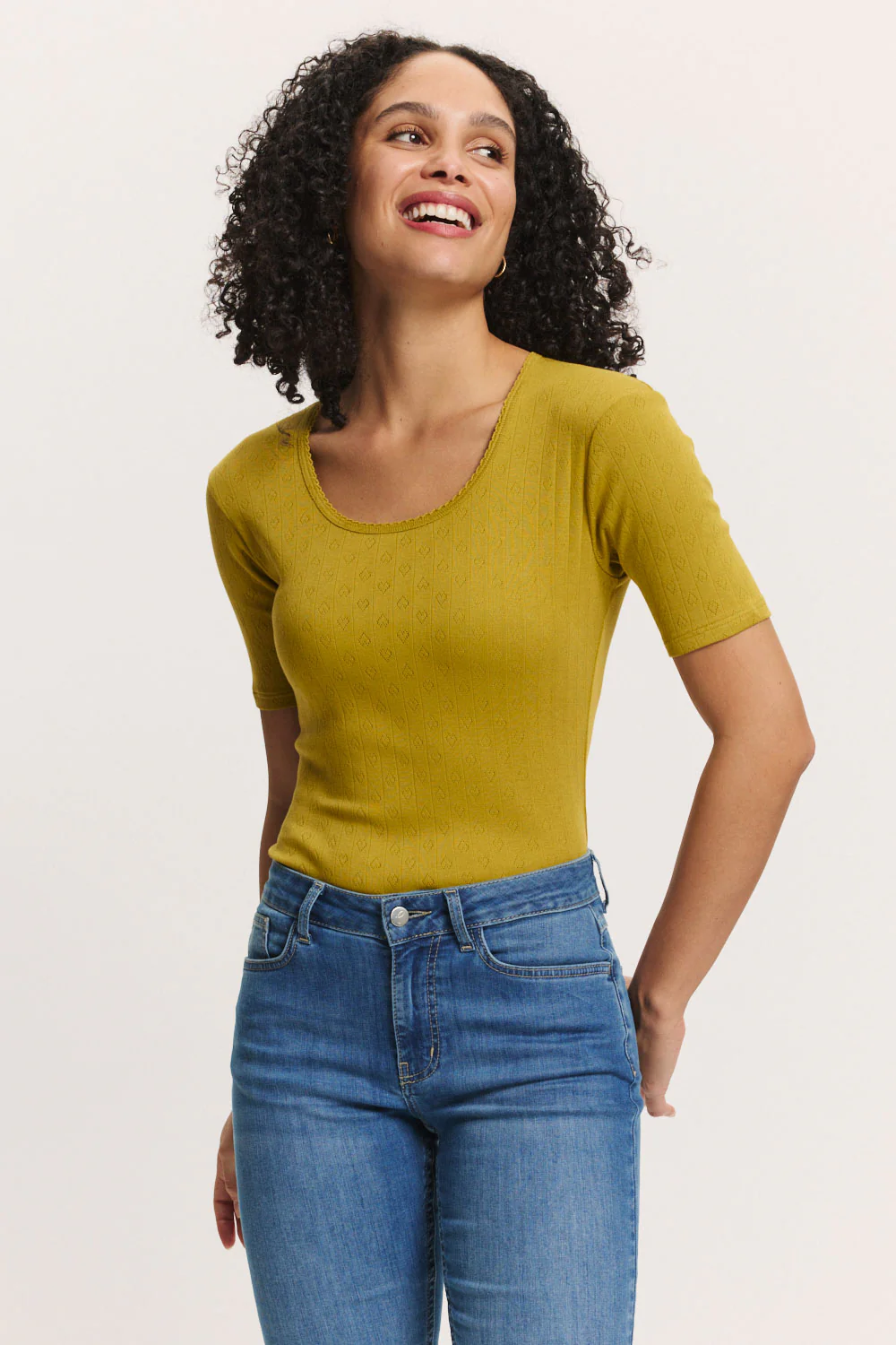 Jerseyshirt Camilaa aus Bio-Baumwolle - Image 2