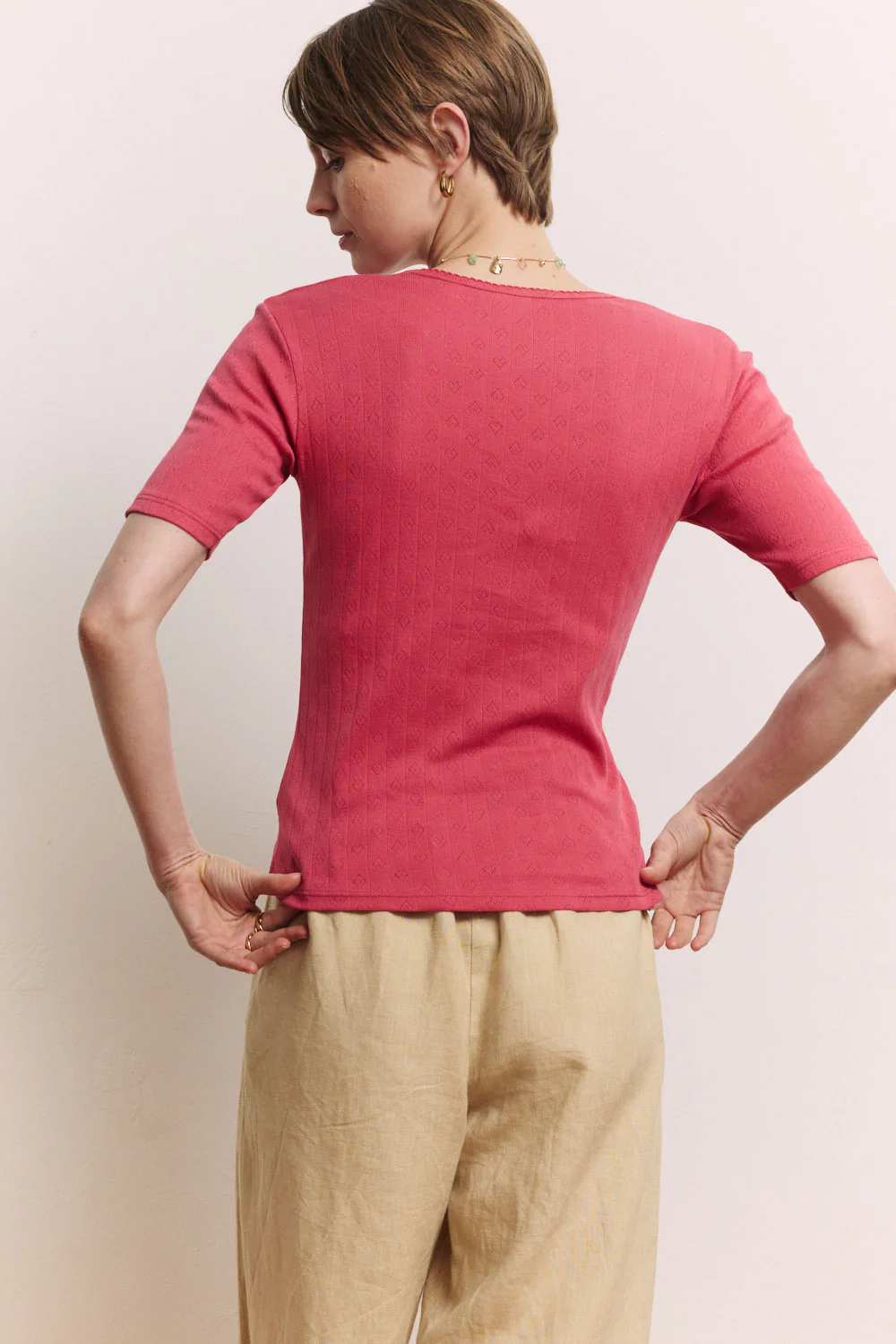 Jerseyshirt Camilaa aus Bio-Baumwolle - Image 2