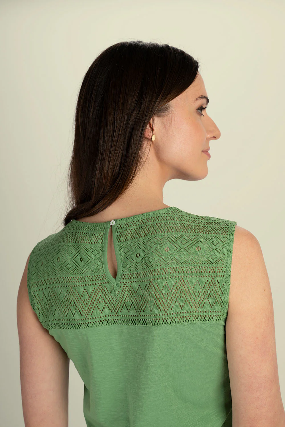 Jersey- Kleid mit Spitzendetails - Image 5