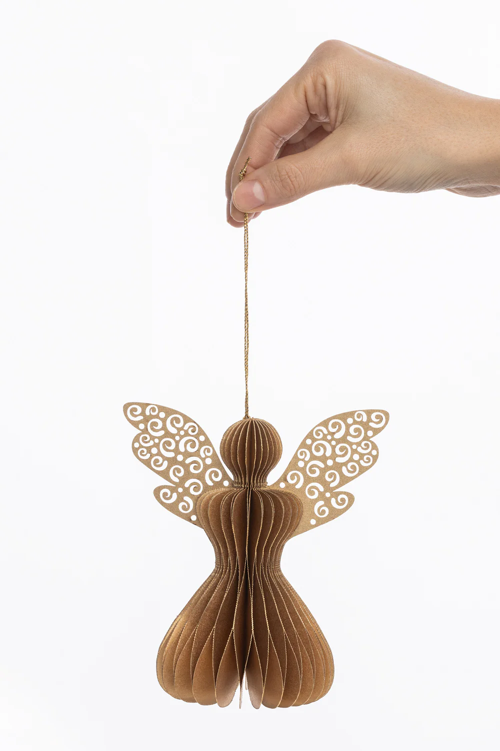 Papieranhänger GOLD ANGEL - Image 2