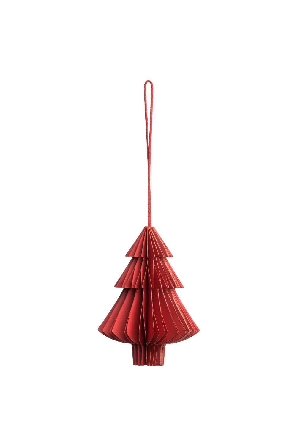 Papieranhänger RED TREE - klein