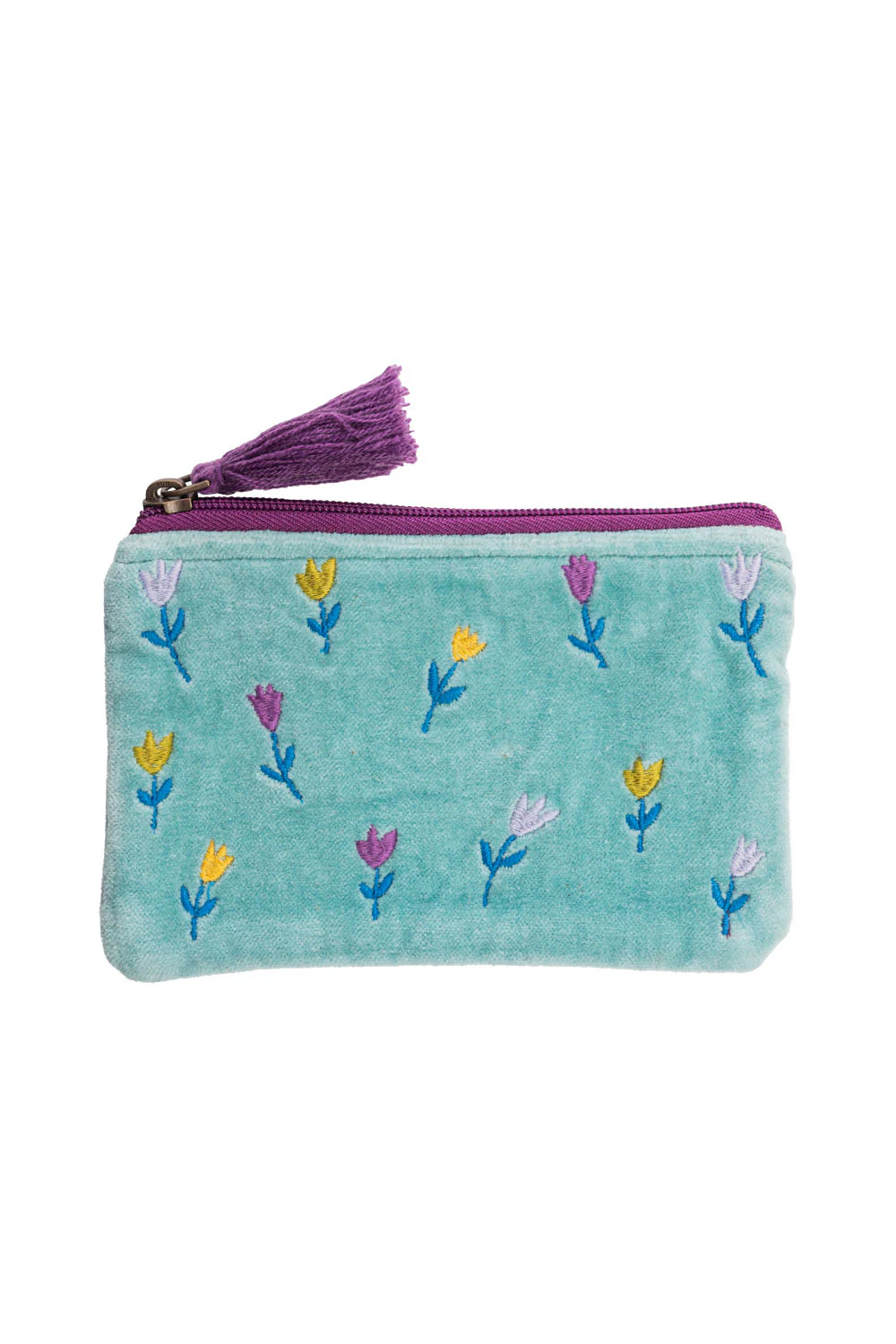 Samttäschchen FLORAL (Bio-Baumwolle)