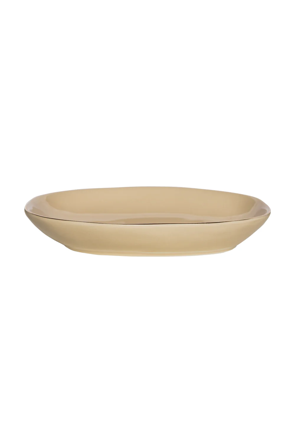 Seifenschale CLASSIC beige mit Goldrand - Image 2