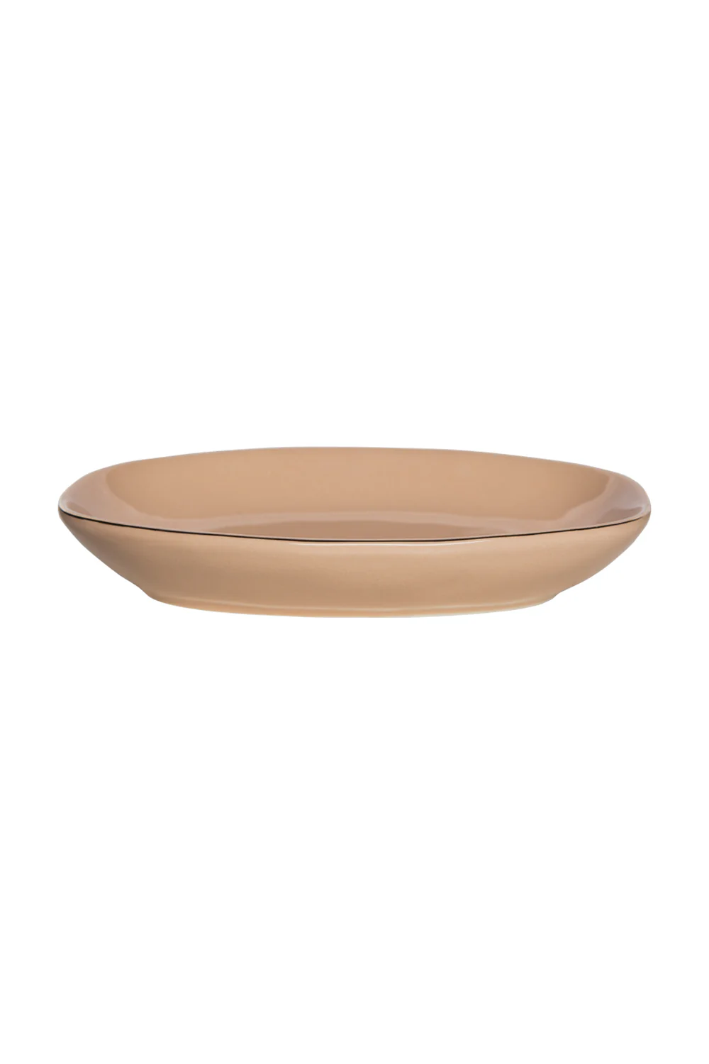 Seifenschale CLASSIC salmon mit Goldrand - Image 2