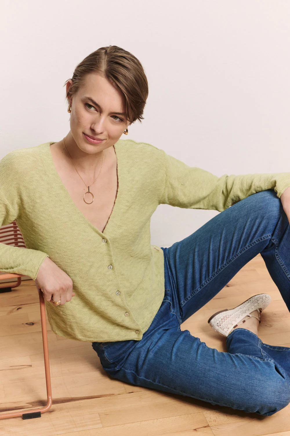 Strickjacke Ronjaa aus Bio-Baumwolle - Image 4