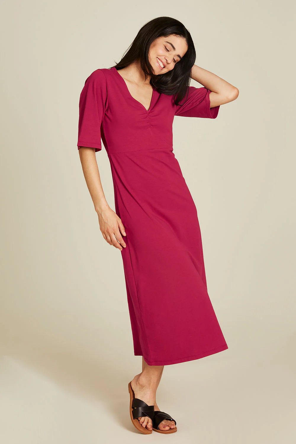 Midikleid aus Jersey - Image 3