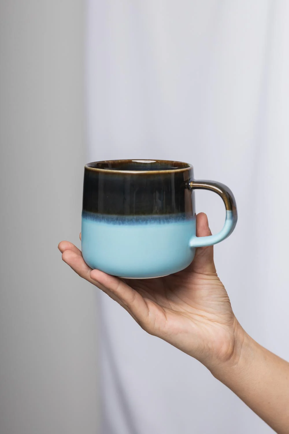 Tasse INDUSTRIAL 390 ml, blau - Image 3