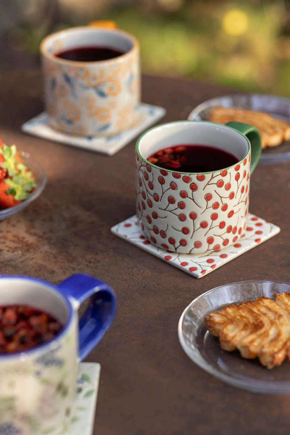 Tasse VINTAGE GARDEN red - Image 5